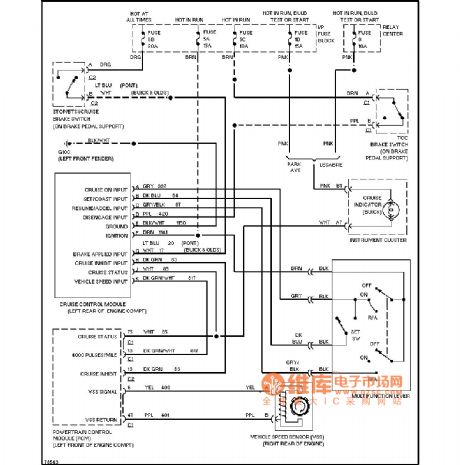 Buick cruise control circuit