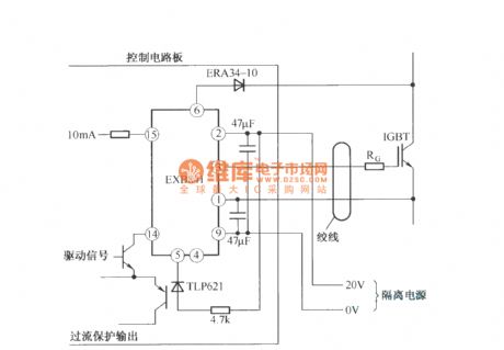 The application circuit of EXB841