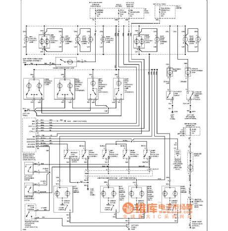 Buick gating lamp circuit