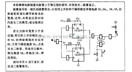 Pointed pulse detection circuit