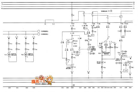 Santana full vehicle circuit diagram(nine)