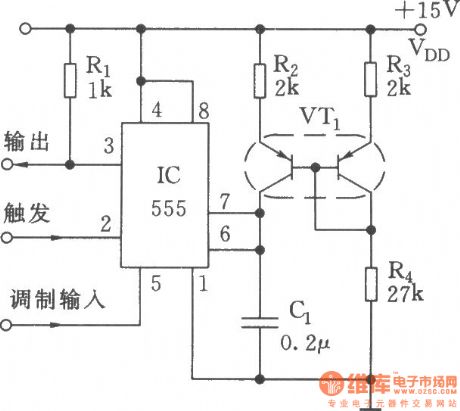 Linear pulse width modulation circuit