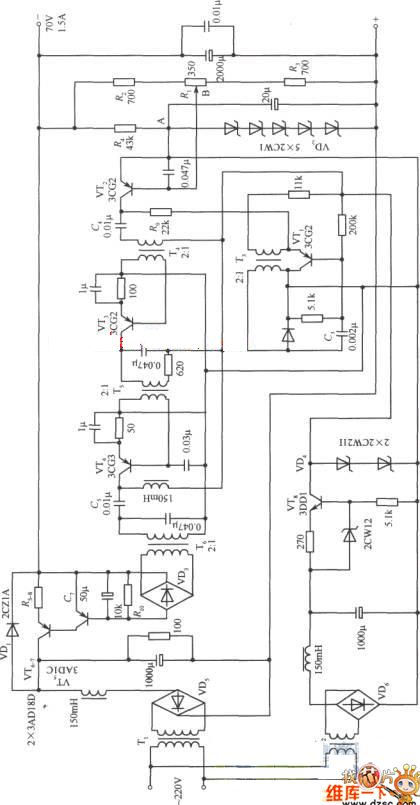 DC voltage regulation circuit diagram