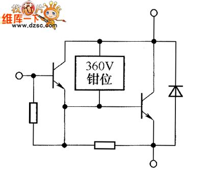 Transistor BUB323Z internal circuit diagram