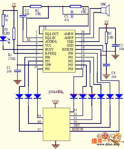 Car alarm circuit diagram