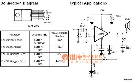 Lm1875T Hi-Fi 30w audio power amplifier circuit diagram 1