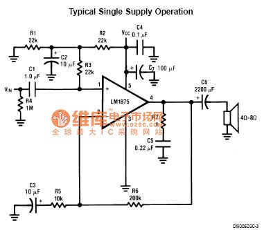Lm1875T Hi-Fi 30w audio power amplifier circuit diagram 2