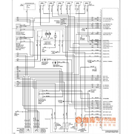 Buick engine performance circuit diagram（3.8l,vin1)