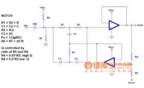 Double op-amp realization circuit diagram 3
