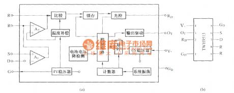 TWH9513 internal circuit and pinout permutation circuit diagram
