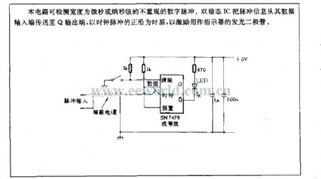 Nanosecond pulse test circuit