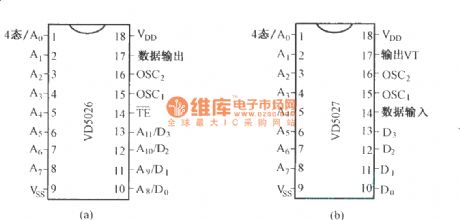 VD5026／27 pinout function circuit diagram