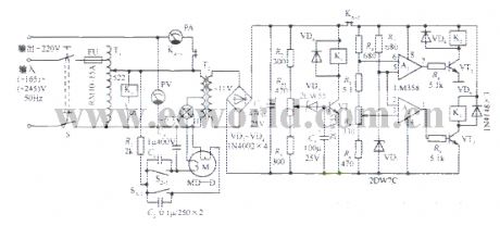 Automatic AC regulated power supply