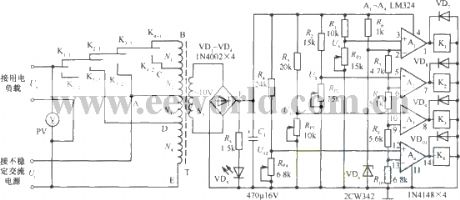 Automatic AC voltage regulator