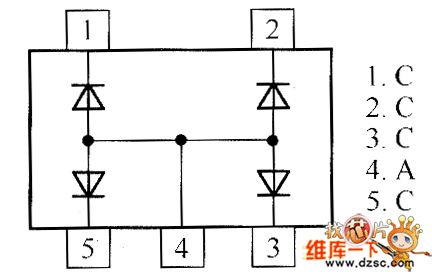 Crystal diode HZM6.5Z4MFA internal circuit diagram