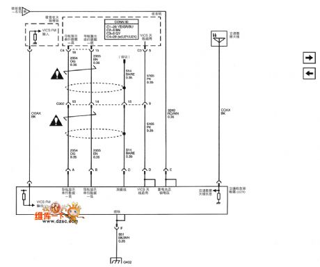 Shanghai GM Cadillac CTS car vehicle navigation system schematic (3)