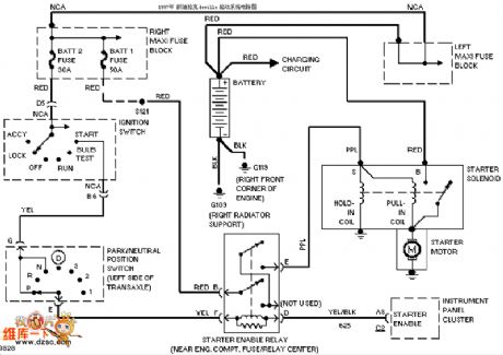 Kai Tai Lake starting system circuit diagram