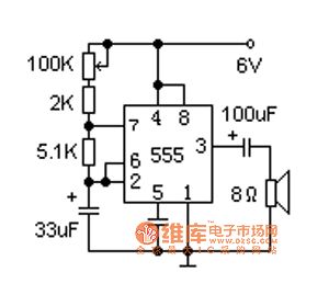 Simple hypnosis working principle circuit
