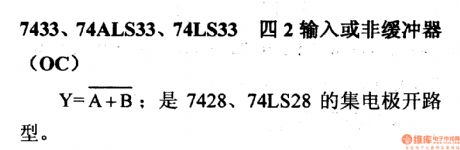 74 series digital circuit of 7433 74ALS33 quad-2 input nand buffer(OC)