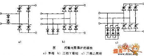 Varistor protection connection circuit diagram