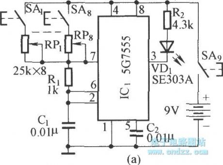 Using tone decoder infrared remote control circuit diagram
