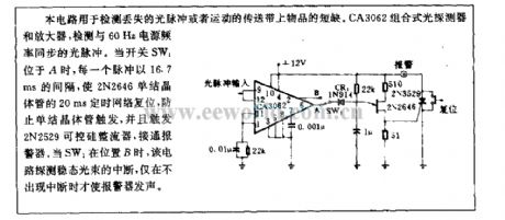 Loss pulse alarm circuit