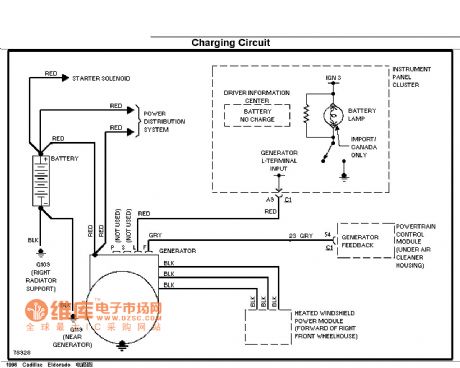 Cadillac charging system circuit diagram
