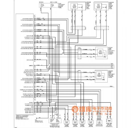 Cadillac electronic suspension circuit