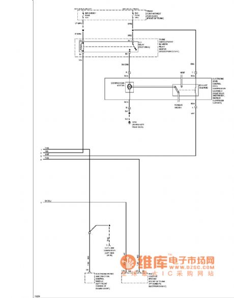 Cadillac electronic suspension circuit