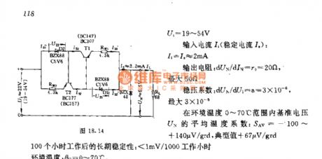 6.5V reference power supply circuit