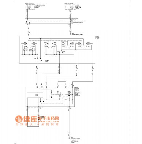 Cadillac wiper washers circuit