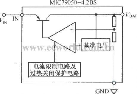MIC79050-4.2BS internal structure block diagram