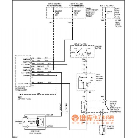 Cadillac power antenna circuit