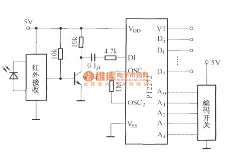 PT2272 application circuit diagram