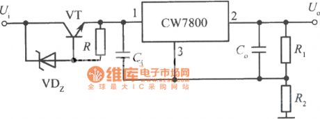 High input-high output integrated regulated power supply circuit circuit diagram 4