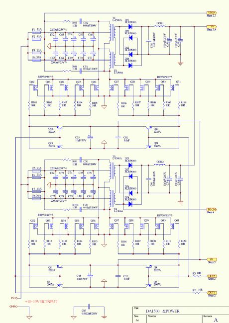 1500W inverter circuit