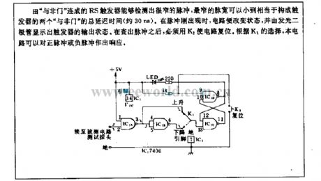 High speed TTL probe circuit