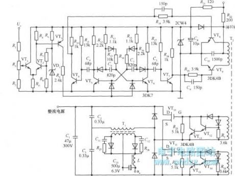 Frequency modulation type switching stabilized voltage supply 1