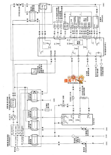 Guangzhou Honda accord automatic temperature control circuit diagram