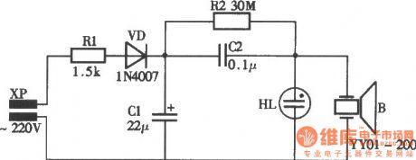 Electronic hypnotic device circuit