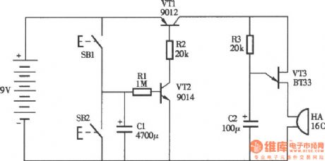 Electronic hypnotic device circuit