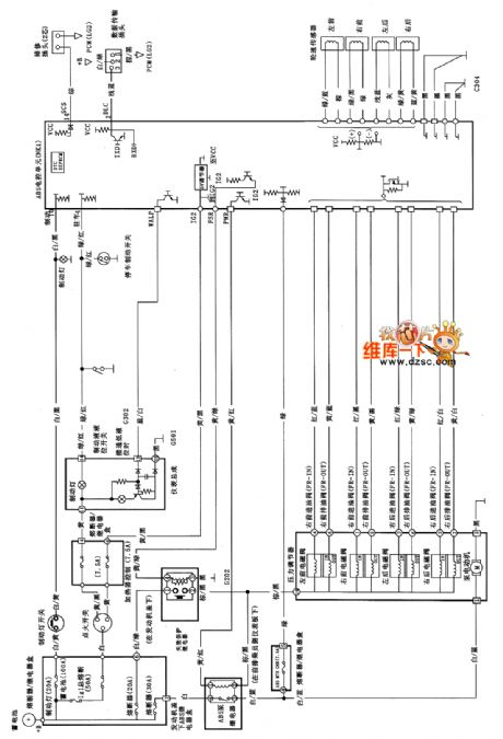 Guangzhou Honda accord Anti skid brake system(ABS) circuit diagram