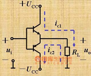 B amplification complementary symmetry circuit