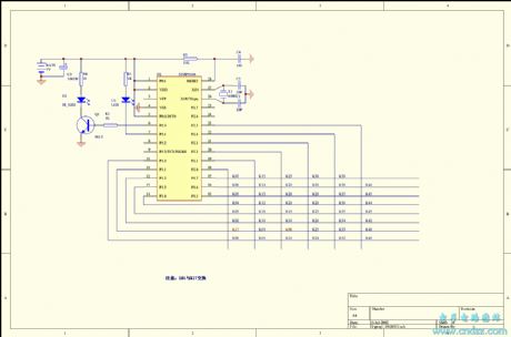 100 in 1 satellite receiver remote control circuit SN8P1604