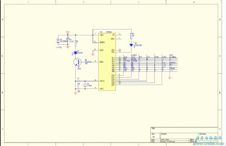 Fixed code universal remote controller circuit IC NT6636