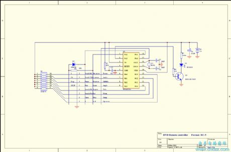 DVD remote control circuit format SAA3010