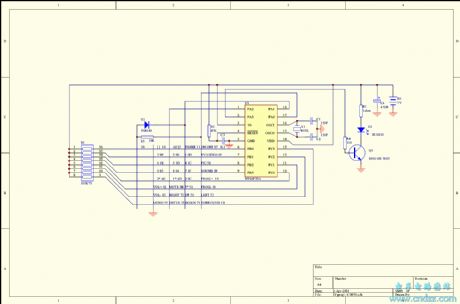 HITACHI infrared remote control circuit diagram