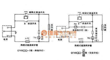 Rongsheng insulation automatic electric cooker circuit diagram