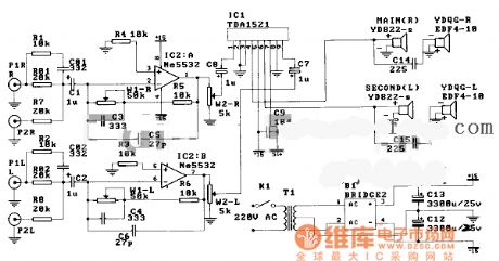 Edifier subwoofer circuit