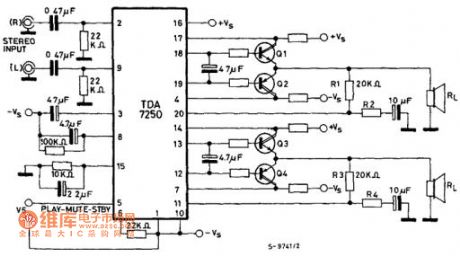 High-power tube amplifier circuit